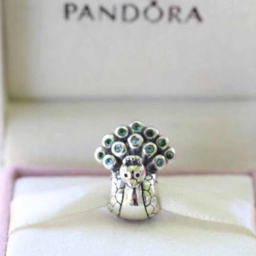 Authentic Pandora Peacock Charm